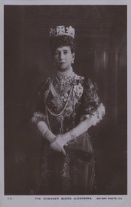 アレクサンドラ王太后（モノクロ写真 作： English Photographer