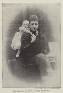 ファイフ公爵夫人と娘 作： English Photographer