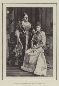 テックの公爵夫人と彼女の娘、プリンセスメイ、ヨーク公爵夫人 作： English Photographer