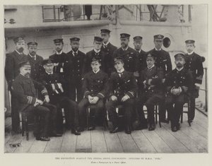 HMSフォックスの将校、シエラレオネ反乱軍に対する遠征 作： English Photographer