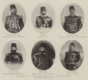 グレコ-トルコ戦争、トルコの大臣および司令官 作： English Photographer
