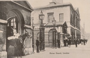 馬の警備員、ロンドン 作： English Photographer