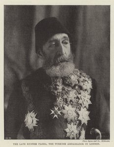 ロンドンのトルコ大使の後期ロスタム・パシャ 作： English Photographer