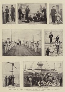 HMSビクトリアの喪失、HMS Camperdownの乗船シーン