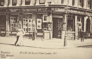 The Muchmore Art Co Ltd、92 und 93、Great Russell Street、London、WC 作： English Photographer