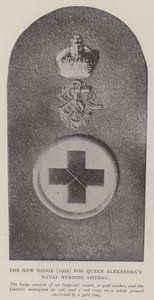 アレクサンドラ女王海軍看護姉妹のための新しいバッジ（1902年） 作： English Photographer
