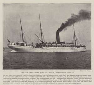 New Castle Line Mail Steam-Ship Carisbrook Castle 作： English Photographer