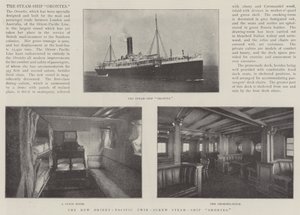 新しい東洋太平洋の二軸蒸気船オロンテス 作： English Photographer