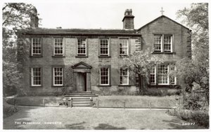 The Parsonage, Haworth (白黒写真) 作： English Photographer