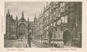 ピアの入り口、国会議事堂、ロンドン 作： English Photographer