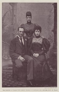 デンマークのチャールズ皇太子とウェールズのモード王女とのウェールズのプリンセス 作： English Photographer