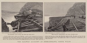 北ウェールズのペンマインマーでの鉄道事故