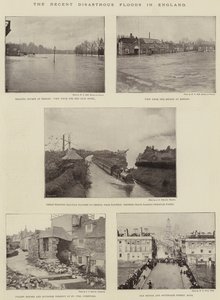 イギリスの最近の悲惨な洪水