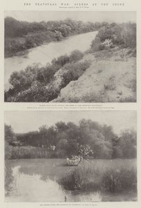 トランスバール戦争、最前線のシーン 作： English Photographer