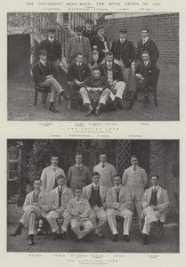 大学のボートレース、1902年のライバルクルー 作： English Photographer
