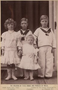 アルバートエドワードとアレクサンドラ王女の子供たち 作： English Photographer