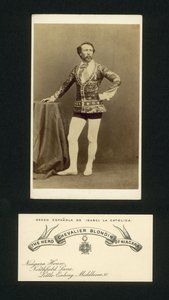 ナイアガラの英雄シュヴァリエ・ブロンダン（モノクロ写真 作： English Photographer