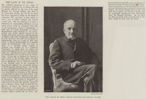 故M de Giers、ロシア外務大臣 作： English Photographer