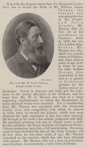 グラフィックの創設者である故W Luson Thomas氏 作： English Photographer
