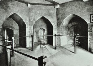 ロンドン塔、タワーヒル：1895年ビューチャンプタワーの刑務所 作： English Photographer