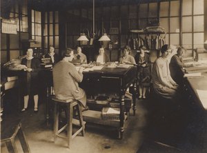 正体不明のイギリスの土木工事、20世紀初頭（モノクロ写真） 作： English Photographer