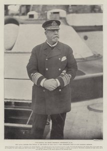 戦争の際に国防で非常に重要な役割を果たす海軍将校、ヘンリーフレデリックスティーブンソン副提督 作： English Photographer