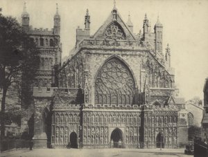 エクセター大聖堂、デボンの西の正面 作： English Photographer