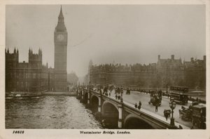 ウェストミンスターブリッジ、ロンドン 作： English Photographer