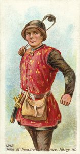 1242年、フランス侵略の時、ヘンリー3世 作： English School