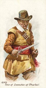 1649年、チャールズ1世の処刑の時 作： English School
