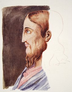 アトリエを描いた、ローマのカタコンベのキリストの2世紀の肖像画。 T.ヒーフィへ、歴史の概要に再現：HGウェルズ、ロンドン（色のlithによって生命と人類の明白な歴史であること