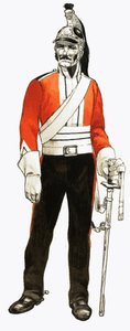 竜騎士団の第3連隊1812トルーパー 作： English School