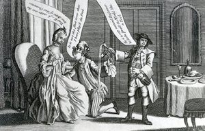 愚者の性格のある人物、1770 作： English School