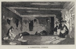 A Clerkenwell Interior (carving) 作： English School