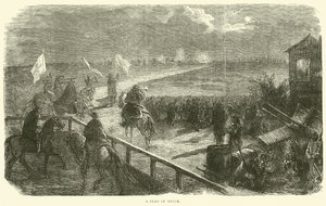 休戦の旗、1870年12月 作： English School