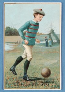 明けましておめでとう、1890年代頃 作： English School