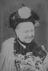 ビクトリア女王のジュビリーポートレート（1819-1901）1887年6月21日笑う（セピア写真）