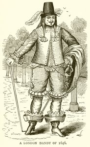 1646年のロンドンダンディ 作： English School