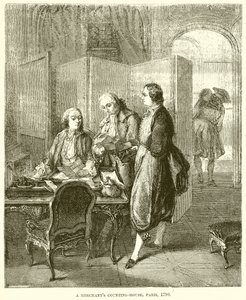 商人のカウントハウス、パリ、1790 作： English School