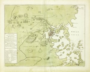 ボストンの町と港、それに隣接する国の計画」
