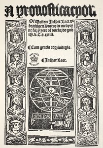 ジャスパーレートによる予後（fl.1485-1532）、R。バンクスによって印刷、1524 作： English School