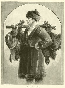 ロシアの賭博師（彫刻 作： English School