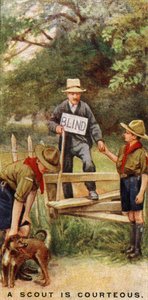 スカウトは礼儀正しい、1929 作： English School