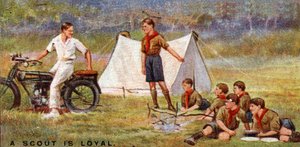 スカウトは忠節、1929 作： English School