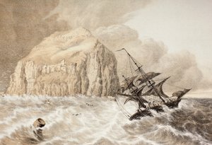ジョンハウィー（1735-93）による1881年に出版された「ハウィーの第2版によると、スコッツワーシーズの第1781」から、バスロック、フォースオブフォースに対する難破船 作： English School