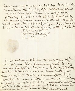 レディハミルトンへのサイン入りサイン入りレター、1801年