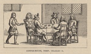 チャールズ2世の時代のコーヒーハウス