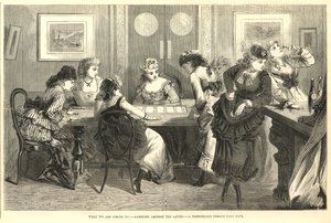 ファッショナブルな女性のファロバンク