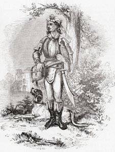 オールド・イングランドの大鷹匠：A Pictorial Museum, pub.1847