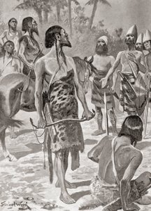 カルタゴの創設者であるティリア人とリビア人の酋長との会談（Hutchinson